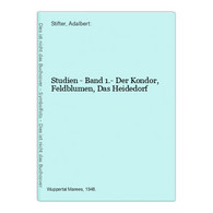 Studien - Band 1.- Der Kondor, Feldblumen, Das Heidedorf - Short Fiction