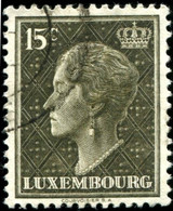 Pays : 286,04 (Luxembourg)  Yvert Et Tellier N° :   414 (o) - 1948-58 Charlotte Di Profilo Sinistro