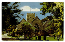 Ref 1506 -  Postcard - The Church & Graveyard - Sonning Berkshire - Altri & Non Classificati