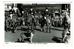 Ref 1506 -   1957 Raphael Tuck Real Photo Postcard - Hunting Scene & W.H. Smith - Melton Mowbray Leicestershire - Sonstige & Ohne Zuordnung