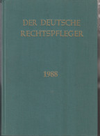 Der Deutsche Rechtspfleger Jahrgang 1988 - Rechten