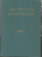 Der Deutsche Rechtspfleger Jahrgang 1987 - Recht