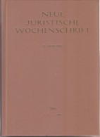 NJW 2006 (I), 59. Jahrgang 2006, 1. Halbband, Neue Juristische Wochenschrift - Law