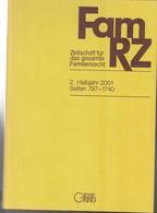 FamRZ 2001 (II), Zeitschrift Für Das Gesamte Familienrecht 48. Jahrgang 2001 2. Halbband - Rechten
