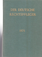 Der Deutsche Rechtspfleger Jahrgang 1974 - Law