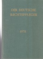 Der Deutsche Rechtspfleger Jahrgang 1978 - Rechten