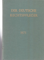 Der Deutsche Rechtspfleger Jahrgang 1975 - Rechten