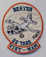 Ecusson/patch USAF Vietnam - 22nd TASS Beayer - Armée De L'air