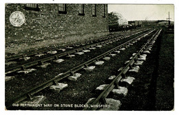Ref 1507 -  Early Postcard - London & North Western Railway - Stone Blocks Winsford Cheshire - Structures