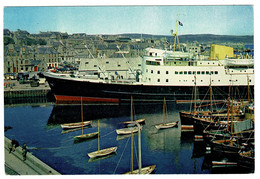 Ref 1508 - Maritime Ship Postcard - The St. Clair At Lerwick Shetland - Shetland