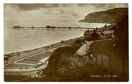 Ref 1508 -  1924 Postcard - Shanklin & Pier - Isle Of Wight - Sandown Postmark - Sandown