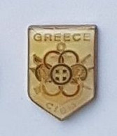 Pin' S  Pays, Sports  Militaire, C.I.S.M, CONSEIL  INTERNATIONAL  DU  SPORT  MILITAIRE  GREECE ( GRECE ) ( 23 X 12 Mm ) - Militaria