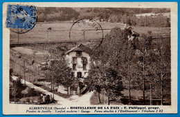 CPA 73 ALBERTVILLE Savoie - HOSTELLERIE De La PAIX - E. Philippot Propr. Pension De Famille... - Albertville