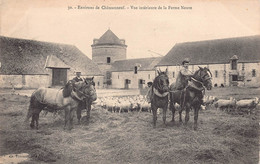 28 - EURE ET LOIR - CHATEAUNEUF Environs - 10306 - Vue Intérieure De La Ferme Neuve - Châteauneuf
