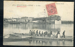 Carte Postale De Belleville Sur Saone - Le Bac - Réf D 128 - Otros & Sin Clasificación