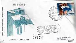 Fdc Filagrano EUROPA (1963); No Viaggiata; AF - FDC