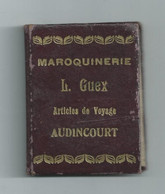 Calendrier Publicitaire Miroir Maroquinerie GUEX AUDINCOURT 1929 - Petit Format : 1921-40