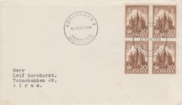 Enveloppe  FDC  1er  Jour   DANEMARK   Millénaire  Du   Royaume   1953 - FDC