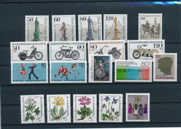 GERMANY Berlin West Jahrgang 1983 Stamps Year Set ** MNH Postfrisch - Complete Komplett Michel 689 - 707 - Unused Stamps