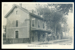 Cpa Du  39 Beaufort Du Jura     La Gare      JA22-16 - Beaufort