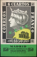 EXPOSICION CONMEMORATIVA DEL SELLO ESPAÑOL OCTUBRE 1950 - Stamps (pictures)