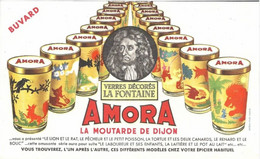 AMORA Verres Décorés LA FONTAINE - Senape