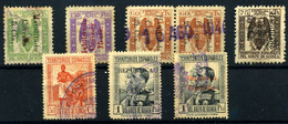Guinea Española Nº 259B,259D,259F,259G,211,227,240. Años 1939-1941 - Spaans-Guinea
