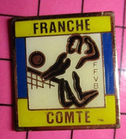 313j Pin's Pins / Beau Et Rare / THEME : SPORTS / FFVB VOLLEY BALL FRANCHE COMTE - Pallavolo