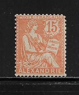 ALEXANDRIE ( ALEX - 14 )   1902  N° YVERTV ET TELLIER    N° 25  N* - Unused Stamps