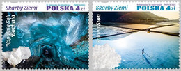 Poland 2021 / Treasures Of The Earth / Solana Ston Salt Mine, Sea, Bochnia Salt Mine, Rock Salt Crystals / MNH** New!!! - Neufs
