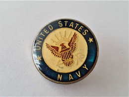 PINS MILITARIA UNITED STATES NAVY BLASON USA / 33NAT - Militaria