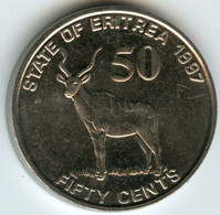 Erythrée Eritrea 50 Cents 1997 Zébu Kudu UNC KM 47 - Eritrea
