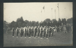 25 - Valentigney -Concours De Gymnastique - Présentation Des Athlètes  - Carte-Photo - Valentigney