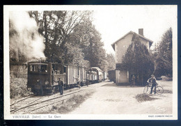 Cpa Du  38 Viriville   -- La Gare       JA22-15 - Viriville