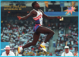 CARL LEWIS - USA (long Jump 100 200 4x100 M) 1995 WORLD CHAMPIONSHIPS IN ATHLETICS Trading Card Athletisme United States - Trading-Karten