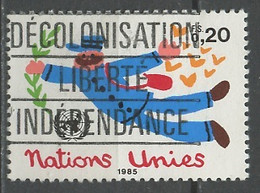 NU Genève - Vereinte Nationen 1985 Y&T N°131 - Michel N°131 (o) - 20c Facteur Volant - Used Stamps