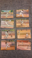 Lot De 8 Images Tennis (bon Point) 3.4 X 5 Cm - Aviron