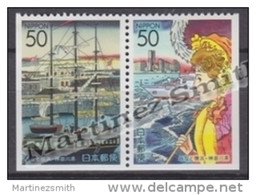 Japan - Japon 2002 Yvert 3212a-13a, Yokohama Port, Kanagawa Prefecture - From Booklet - MNH - Ongebruikt