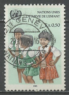 NU Genève - Vereinte Nationen 1985 Y&T N°135 - Michel N°135 (o) - 50c Groupe De Fillettes - Used Stamps
