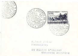 ALGERIE - SIDI BEK ABBES -  TIMBRE N° 294  -  JOURNEE DU TIMBRE - 1ER JOUR - 1952 - FDC