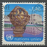 NU Genève - Vereinte Nationen 1987 Y&T N°153 - Michel N°153 (o) - 1,40f Shère Armillaire - Used Stamps