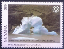 Guyana 1997 MNH, UNESCO, National Park Los Glaciaries In Argentina - UNESCO