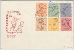 55406 -  ITALY Trieste B - POSTAL HISTORY -  FDC  COVER  1952  OLYMPIC GAMES  Football Boxing - Sommer 1952: Helsinki
