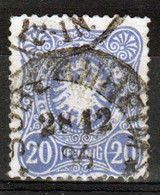 German Empire 1880 Single 20pf Stamp In Fine Used Condition. - Oblitérés
