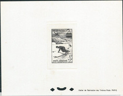 51051 - MONACO  -  1948  OLYMPIC GAMES - DELUXE SOUVENIR SHEET  - SKIING ! - Summer 1952: Helsinki