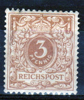 German Empire 1889 Single 3pf Stamp In Mounted Mint Condition. - Ungebraucht