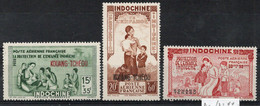 KOUANG TCHEOU Timbres Poste Aérienne N°1** à 3** Neufs Sans Charnières TB Cote 6,00€ - Unused Stamps