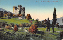 03393 "(AO) CHATEAU D'AYMAVILLES - XVII SIECLE" CART SPED 1933 - Aosta