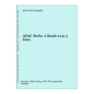 ADAC-Reihe. 6 Bände Zu Je 3 Euro. - Trasporti