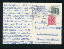 Oesterreich / 1965 / Nachportomarke Auf AK Von Deutschland (1/572) - Segnatasse